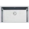 FOSTER Lavello Cucina 1 Vasca da Incasso Filotop Larghezza 75 cm materiale Acciaio Inox finitura Spazzolato - 3357 050 S4001