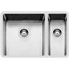 FOSTER Lavello Cucina Incasso Sottotop 1 Vasca e 1/2 Larghezza 66 cm materiale Acciaio Inox finitura Spazzolato - 2202 851 R15
