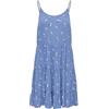 ONLY Onlmaj Life S/L AOP Short Dress Wvn Noos Abito Estivo, Blu, XXS Donna