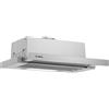 Bosch Serie 4 DFT63AC50 cappa aspirante Semintegrato (semincassato) Argento 360 m³/h D