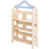 GIODIARREDA Libreria per Bambini Valery Bassa in Legno - Libreria con 3 Ripiani
