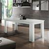 AHD Amazing Home Design Tavolo allungabile legno bianco 140-190x90cm soggiorno sala da pranzo Jesi Hout