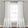 Lush Decor, Allison - Tende a pannello con volant, per soggiorno, sala da pranzo, camera da letto (coppia), 241,3 x 101,6 cm, 241,3 cm di lunghezza