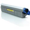 Toner per Oki C810 C830 44059105 giallo 8000pag.