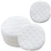 WENHUAZAI Confezione da 12 coppette assorbilatte riutilizzabili in cotone, lavabili e altamente assorbenti, 9,5 x 9,5 cm