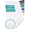 Engelbach® Tappeto vasca antiscivolo 88x40cm - Con 2 ganci per asciugatura rapida - Senza BPA, antimuffa, antibatterico e lavabile in lavatrice