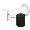Turbionaire Unità di aspirazione e purificazione aria esterna Turbionaire TREND PUR per Ventilazione continua, FILTRO HEPA, CARBONE, POLVERI, Telecomando, Motore DC Brushless, 6 velocità + boost, 100 mm
