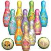 STAY GENT Dinosauro Birilli Bowling Bambini con 10 Birilli e 2 Palle, Morbido Set da Birilli per Bambini Giochi da Esterno Interno, Regali Educativi per Bambino 2 3 4 5 Anni Compleanni di Natale