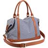 LOSMILE Donna Borsa da Viaggio Borsone da Viaggio Tote da Viaggio Borsa da Palestra Borsoni Borse a spalla Borsa a mano Borse Tote Borsa di Tela Bagaglio a mano (Blu)