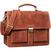 STILORD "Eros" Ventiquattrore Grande Uomo Pelle Vintage Borsa Lavoro Porta Computer 15,6 Pollici Portadocumenti Insegnante Professore Colore:andorra - marrone