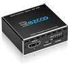 ROFAVEZCO Estrattore audio HDMI 4K 60Hz 1080P 120Hz PS5 HDCP 2.2 CEC D-olby Vision HDR, decadimento SPDIF ottico 5.1CH+3,5mm stereo L/R Audio Breakout, decoder audio Dolby Digital Audio, gestione EDID