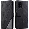 SONWO Cover per Galaxy S20 Plus, Flip Caso in PU Pelle Case Cover Portafoglio Custodia per Samsung Galaxy S20 Plus, [Kickstand] [Slot per Schede], Nero
