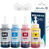 LCL 4 Pack Compatibile Flacone di Inchiostro T664 664 (T6641 T6642 T6643 T6644) Sostituzione per Epson ET-2500 ET-2550 ET-2600 ET-2650 ET-3600 ET-4500 ET-4550 ET-14000 (1Nero 1Ciano 1Magenta 1Giallo)