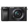 Sony Alpha 6300 Kit Fotocamera Digitale Mirrorless Compatta con Obiettivo Intercambiabile SEL 16-50 mm, Sensore APS-C CMOS Exmor HD da 24.2 MP, 425 pt Fast Hybrid AF 11 fps, Nero