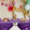 ShinyBeauty Tovaglia paillettes Tovaglia glitter viola Tovaglia da sposa 50x72 pollici Tovaglia per feste usata T0316 all'ingrosso