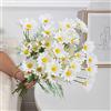 NatureMan10 Bundles Fiori Artificiali Daisy 52cm Alta Piccola Daisy Fiore Artificiale Fiori di Seta All'aperto Falsi Fiori di Selvaggia Faux Greenery Arbusti Piante Decorazione domestica