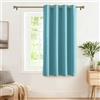 PONY DANCE Tenda Oscurante con Anelli per Bambini Cameretta Tenda Termica Moderne per Soggiorno Curtain per Camera da Letto 1 Pezzo L 140 x A 180 cm, Blu Chiaro