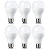 Amazon Basics Confezione da 6 lampadine a LED, con attacco Edison E27, piccole, da 13 W (equivalenti a 100 W), luce bianca fredda, non dimmerabili