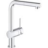 FRANKE Lavello 1 Vasca, Serie Galassia GAX 611, 100 cm, Gocciolatoio a SX,  Acciaio Inox Satinato - 101.0017.508