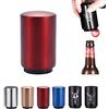 Suoxu Apribottiglie magnetico automatico in acciaio inox, apribottiglie a spinta, per bottiglie di vino, birra, soda, accessorio da cucina