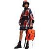 Desigual Poncho_Red Check Milan, U da Donna