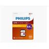 Philips 64GB Scheda SDXC Philips card class 10 UHS-I U3 V30 A1 [FM64SD65B/00]