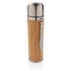 Thermos da viaggio in bamboo personalizzato Cody 400 ml personalizzate o neutre