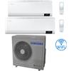Samsung Climatizzatore Condizionatore Samsung WINDFREE AVANT R32 Wifi Dual Split Inverter 9000 + 18000 BTU con U.E. AJ080TXJ4KG/EU NOVITÁ Classe A++/A+