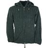 GURU SHOP Guru-Shop, Cardigan Cardigan in Lana Cardigan Nepal Antracite, Modello 1, Dimensione Indumenti:L, Giacche, Cardigan e Poncho