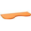 VERDELOOK King Collection M1106023/E Mensola Bimbo Onda in MDF Verniciato, Arancio