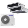 Samsung Climatizzatore Condizionatore Canalizzabile Dualsplit 9000 + 9000 R32 AJ040TXJ2KG/EU A+++
