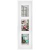 walther design Stockholm EA315W - Cornice in legno, galleria per 3 foto da 10 x 15 cm, bianco