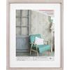 walther design Stockholm EA450D - Cornice in legno, vetro sintetico, 40 x 50 cm, grigio
