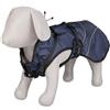TRIXIE Cappotto Vestiti Del Cane Animali Domestici - Giacca Cappotto Gilet Cane Grande Piccola Media Impermeabile Cani Accessori Cappotto Imbracatura Duo Taglia XS 25 cm Blu