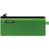 Leitz WOW Astuccio a 2 Scomparti, Cerniera in Nylon, Lavabile, Adatta come Astuccio, Formato M (21 x 8.5 cm), Verde, 40120054