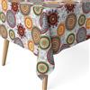 Martina Home Tovaglia resinata Mikonos, 100 x 140 cm, colore: verde
