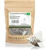 FRISAFRANO | Tè verde alla menta polvere da sparo in piramidi Bio 60Un | 120g | Antiossidante | tè verde giapponese | Digestivo | bevanda rinfrescante | Infuso | puro | Foglie di menta | caldo-freddo