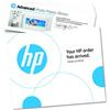 HP Confezione da 10 fogli di carta fotografica HP Advanced, lucida 10,1 x 30,5 cm, Formato Panoramico