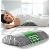 WELL B4 Cuscino Lombare ergonomico, supporto lombare per letto e divano per sostenere la schiena bassa da sdraiati, cuscino supporto lombare per lordosi, Lumbar support pillow, cuscino schienale