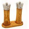 Zassenhaus - Set macina sale e pepe in legno d'ulivo, 18 cm, con sottovaso coordinato