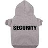 Izefia Felpe con Cappuccio per Cani con Stampa di Security Abbigliamento per Cani con Felpa Caldo Maglione Cappotto in Cotone per Cani di Piccola Taglia(Grigio, XXXL)