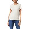 Calvin Klein Jeans Monogram Slim Tee T-Shirt, Eggshell, XS Donna