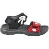 CERDÁ LIFE'S LITTLE MOMENTS Sandali da Spiaggia con Stampa Topolino, Rosso e Nero, 25 EU