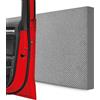 STRACKS® 4 protezioni da parete per garage, 40 x 20 x 2 cm, extra spesse, per la vostra auto e la parete del garage, protezione autoadesiva per bordi della porta, set da 4 pezzi, motivo a quadri,