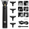 Husgw Tagliacapelli Professionale Barba Trimmer Kit Con USB Ricaricabile, Impermeabile, Schermo LCD per Uomo, Bambini, Adulti, Barbiere