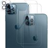 GEEMEE Back Pellicola Vetro Temperato+Fotocamera Vetro temperato per iPhone 12 PRO 6.1,【2 Pack +2 Pack 】 9H Protezione Schermo, Anti Graffi HD Trasparenza Protettiva Screen Protector -Transparente
