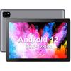 CWOWDEFU Tablet 10 Pollici Android 12 Tablet PC 6GB RAM 128GB ROM Octa Core CPU 2.0GHz 2.4G / 5G WiFi Tabletas, Tipo C 6000mAh Ricarica Rapida Tablet GPS