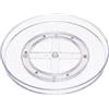 Amazon Basics Lazy Susan, organizer trasparente girevole da 30,5 cm - Confezione da 2 pezzi