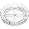 Amazon Basics Lazy Susan, organizer trasparente girevole da 23 cm - Confezione da 2 pezzi