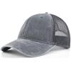 Zylioo Mesh Baseball Cappello Vintage XL - Running Sport Cap With Old Look - Testa Fit 54,6-64,8 cm